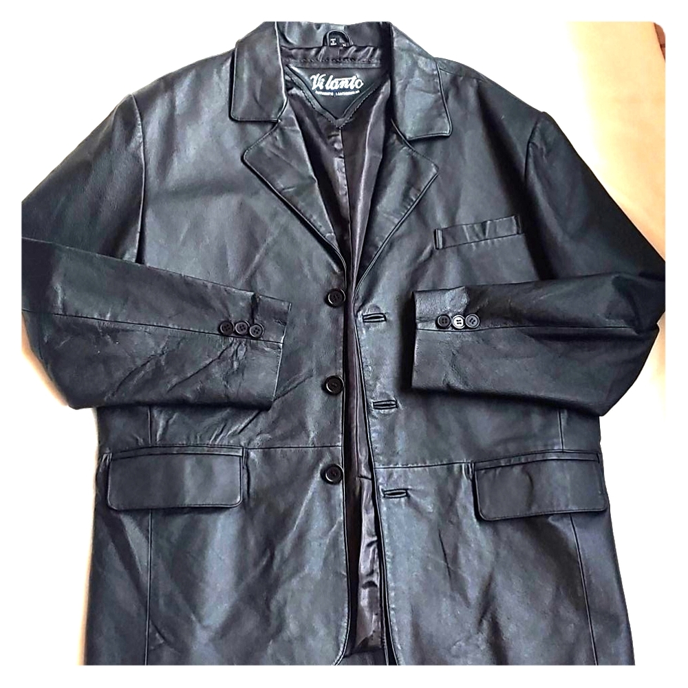 FINAL SALE Vilanto authentic Leather men's jacket